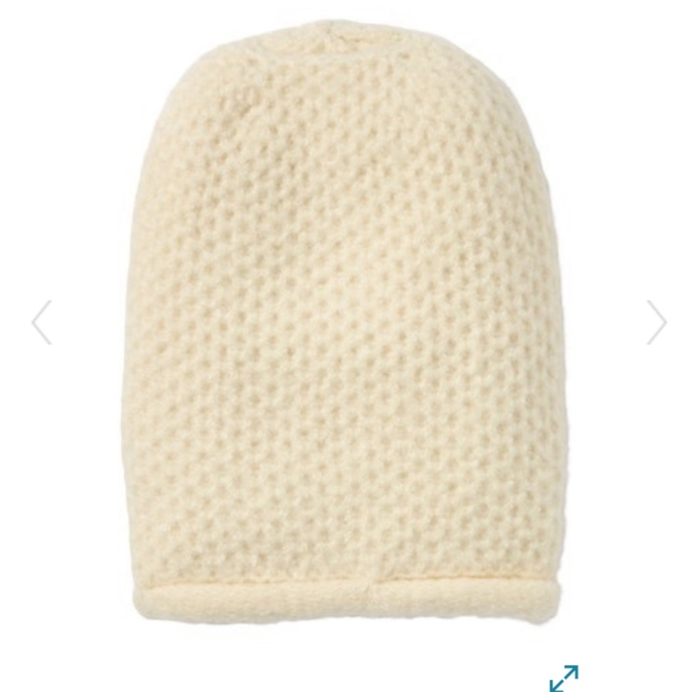 FREE PEOPLE DREAMLAND KNIT BEANIE IN INVORY - Picture 4 of 4